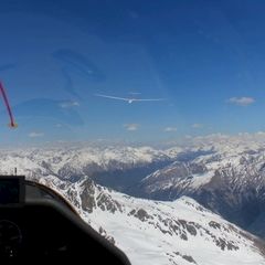 Flugwegposition um 13:21:54: Aufgenommen in der Nähe von Bezirk Inn, Schweiz in 3362 Meter